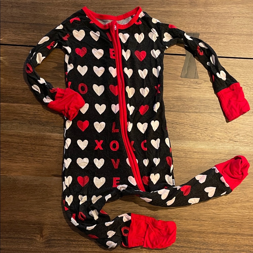 Little Sleepies Valentines Day Zippy